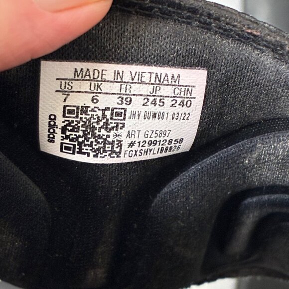 Adidas Adilette Comfort Slides Women’s Size 7 Slip-On Mountain Logo - Picture 8 of 8